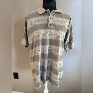 Roper men’s western horse print shirt